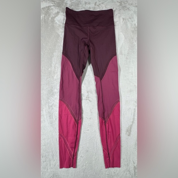 Lululemon Colour Me Ombre Tight 28" Dark Adobe Blush Berry Violet Red Leggings 4 - Picture 1 of 16